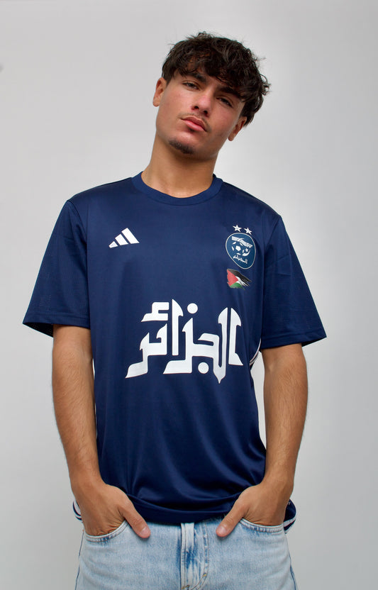 MAILLOT ALGERIE X PALESTINE BLEU NUIT 2023